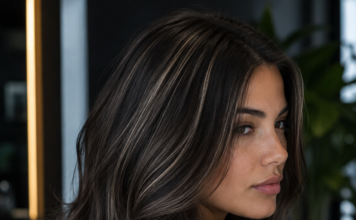 Barista Brown mit Milk Foam Warum der Kaffee-Look dunkles Haar im Sommer rettet