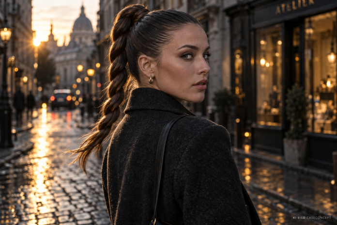 Rope Braid Ponytail Der Zopf, der windige Herbstnächte übersteht
