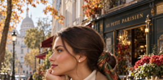 Silk Scarf Low Bun Warum Second-Day-Hair mit Seidentuch am Wochenende eleganter aussieht als frisch gewaschen