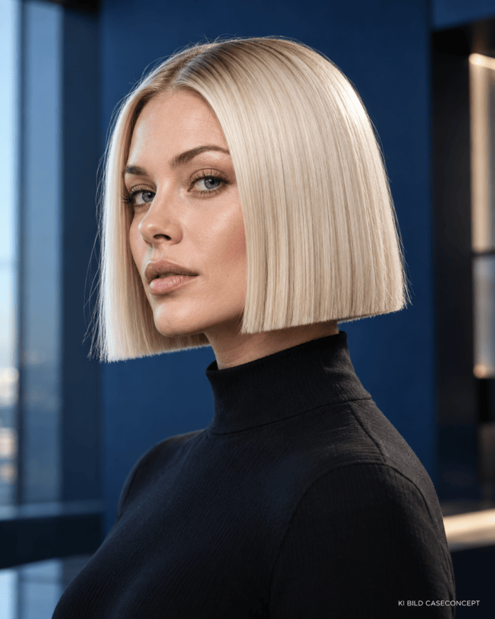 Structured Box Bob: Warum dieser stumpfe Kinn-Bob feines Haar plötzlich doppelt so dicht wirken lässt